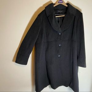 Plus Size., 3X Wool-Polyester Blend Coat. Jones New York Brand.